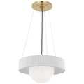 VISUAL COMFORT SIGNATURE, ARENA RING AND GLOBE CHANDELIER, CHANDELIER LIGHT
