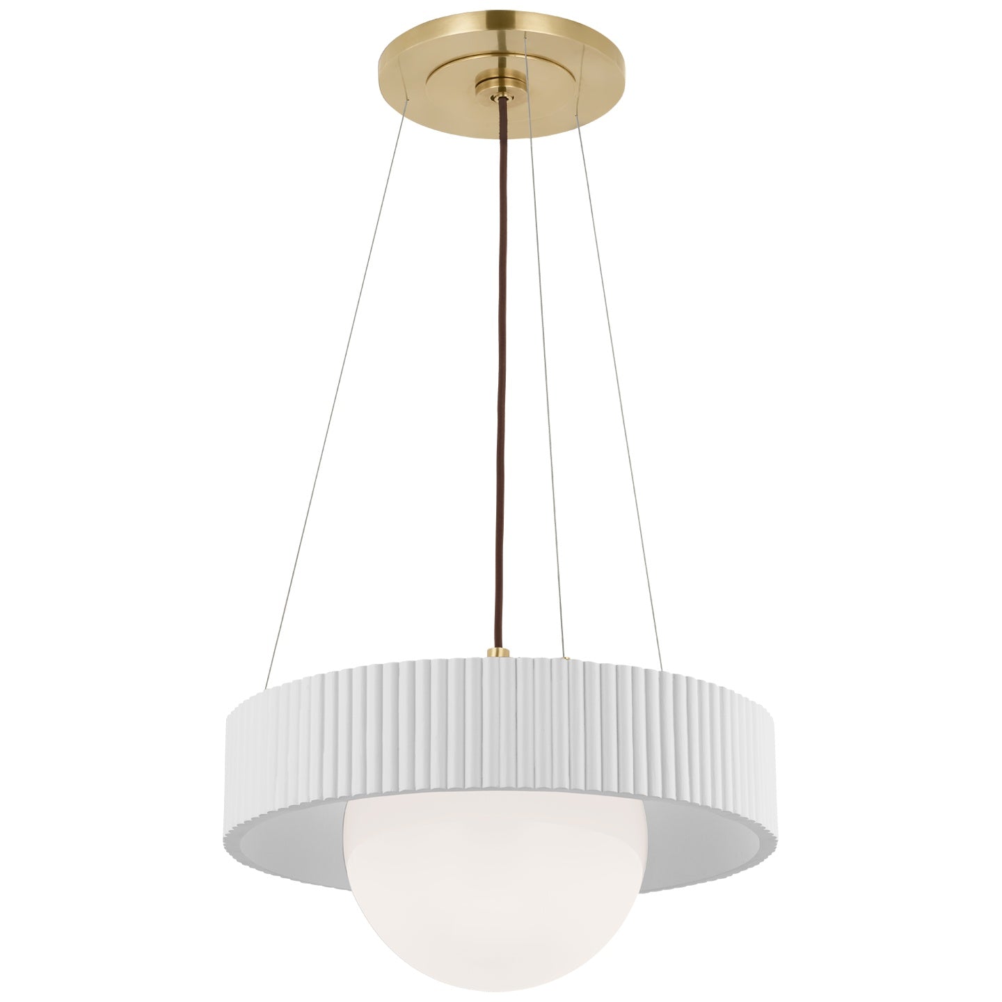 VISUAL COMFORT SIGNATURE, ARENA RING AND GLOBE CHANDELIER, CHANDELIER LIGHT