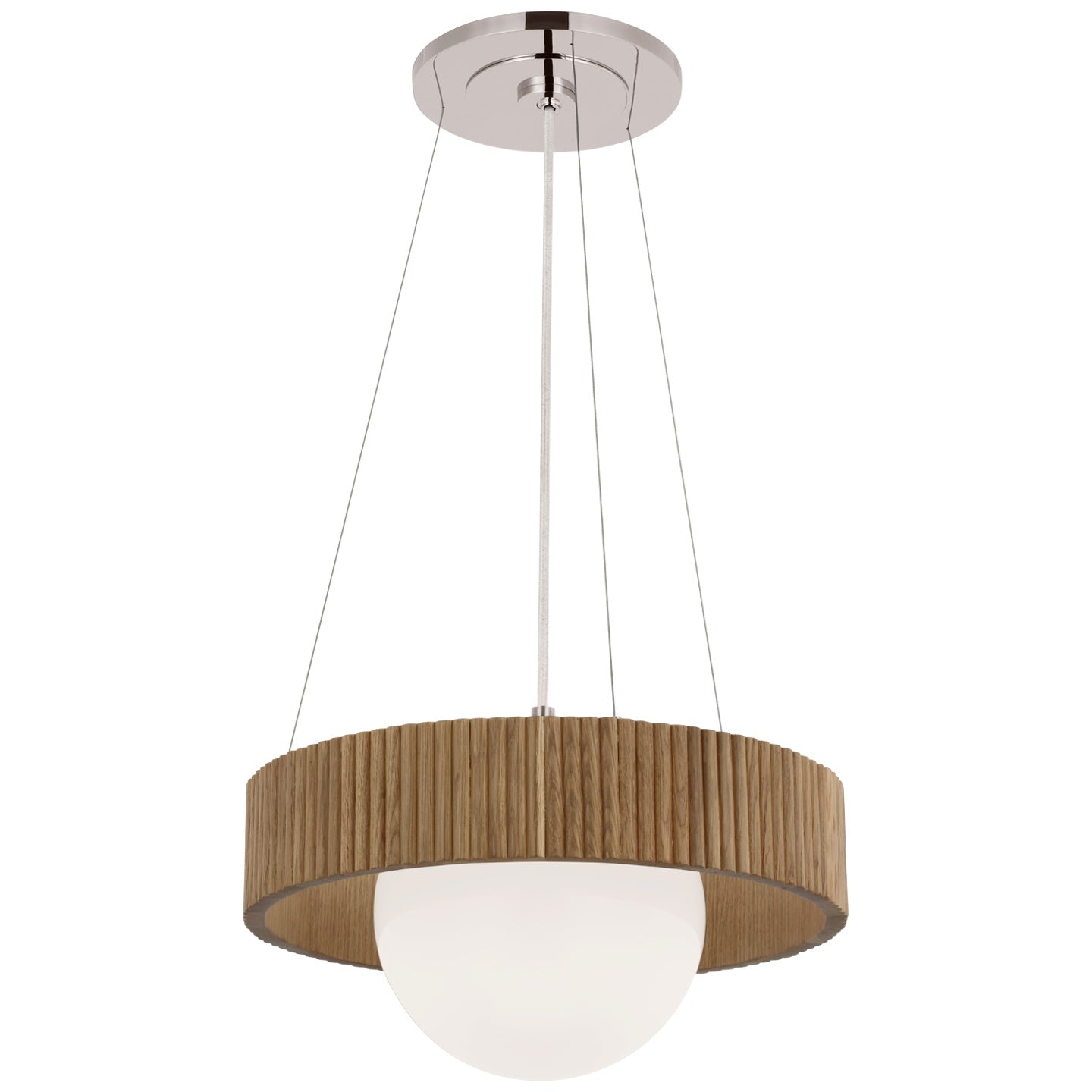 VISUAL COMFORT SIGNATURE, ARENA RING AND GLOBE CHANDELIER, CHANDELIER LIGHT