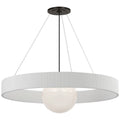VISUAL COMFORT SIGNATURE, ARENA RING AND GLOBE CHANDELIER, CHANDELIER LIGHT
