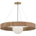 VISUAL COMFORT SIGNATURE, ARENA RING AND GLOBE CHANDELIER, CHANDELIER LIGHT