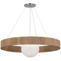 VISUAL COMFORT SIGNATURE, ARENA RING AND GLOBE CHANDELIER, CHANDELIER LIGHT