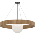 VISUAL COMFORT SIGNATURE, ARENA RING AND GLOBE CHANDELIER, CHANDELIER LIGHT