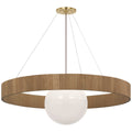 VISUAL COMFORT SIGNATURE, ARENA RING AND GLOBE CHANDELIER, CHANDELIER LIGHT