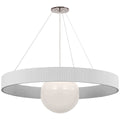 VISUAL COMFORT SIGNATURE, ARENA RING AND GLOBE CHANDELIER, CHANDELIER LIGHT