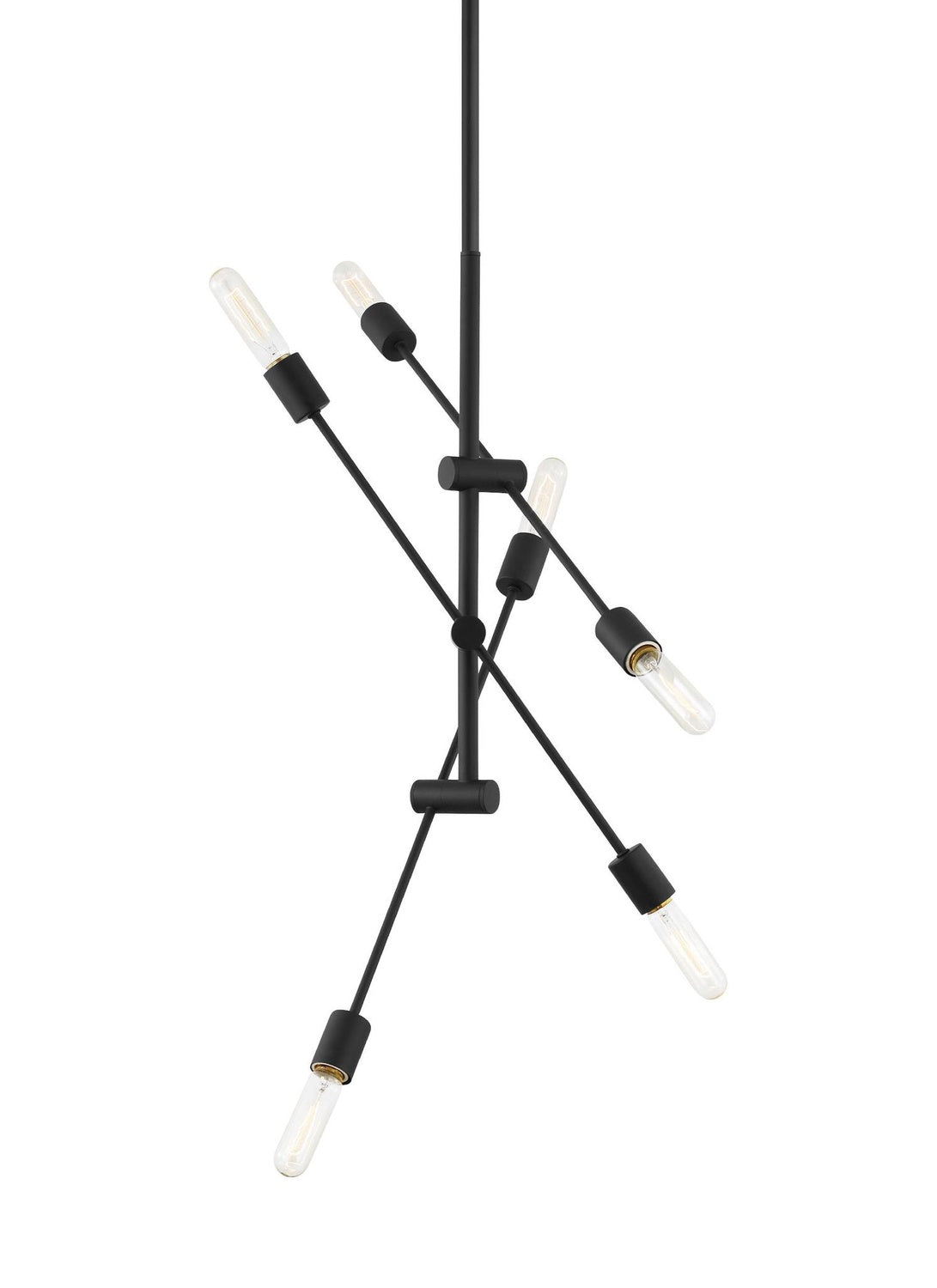VISUAL COMFORT & CO., AXIS SIX LIGHT CHANDELIER, CHANDELIER LIGHT