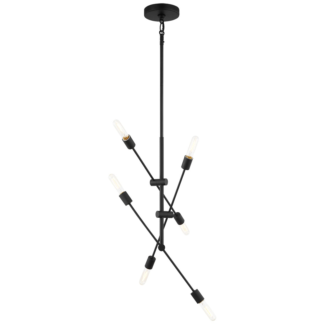 VISUAL COMFORT & CO., AXIS SIX LIGHT CHANDELIER, CHANDELIER LIGHT