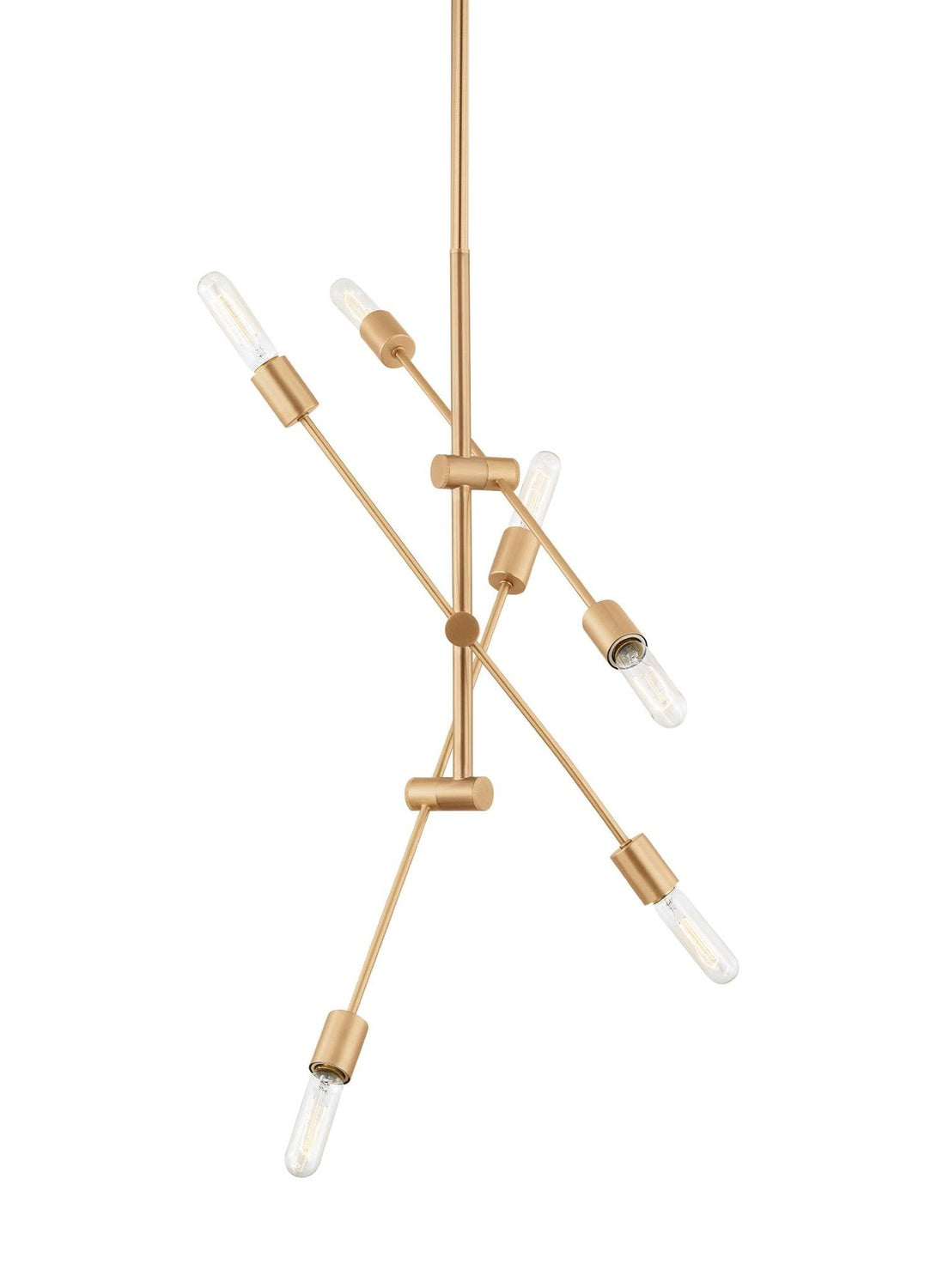 VISUAL COMFORT STUDIO, AXIS SIX LIGHT CHANDELIER, CHANDELIER LIGHT