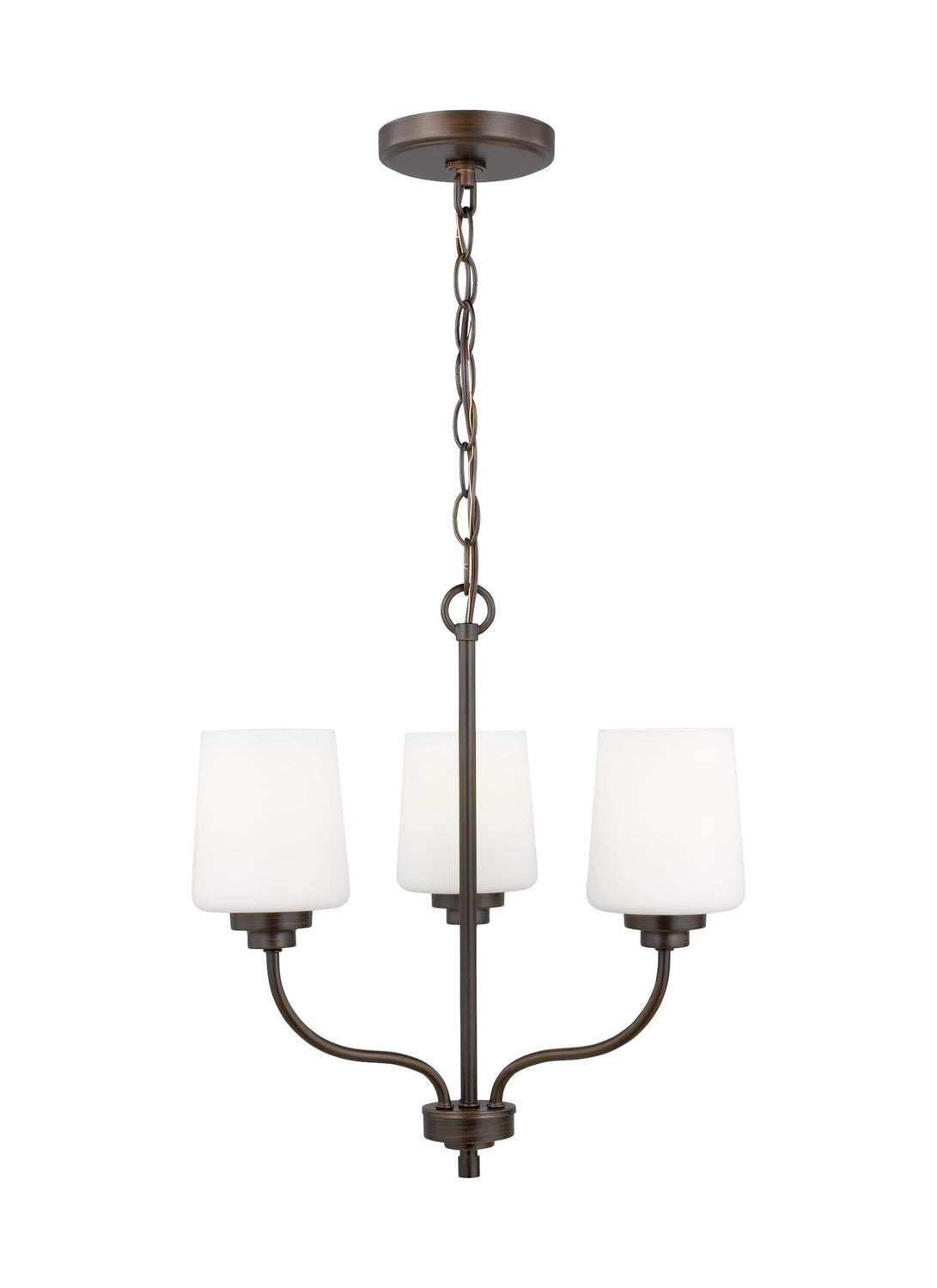 GENERATION LIGHTING, WINDOM THREE LIGHT CHANDELIER, CHANDELIER LIGHT