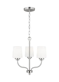 GENERATION LIGHTING, WINDOM THREE LIGHT CHANDELIER, CHANDELIER LIGHT