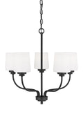 GENERATION LIGHTING, WINDOM FIVE LIGHT CHANDELIER, CHANDELIER LIGHT