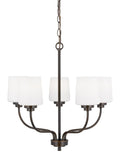 GENERATION LIGHTING, WINDOM FIVE LIGHT CHANDELIER, CHANDELIER LIGHT