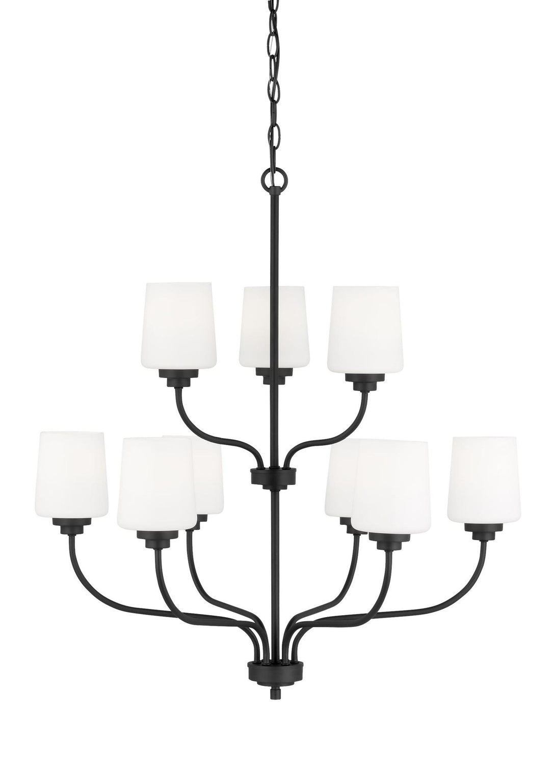 GENERATION LIGHTING, WINDOM NINE LIGHT CHANDELIER, CHANDELIER LIGHT