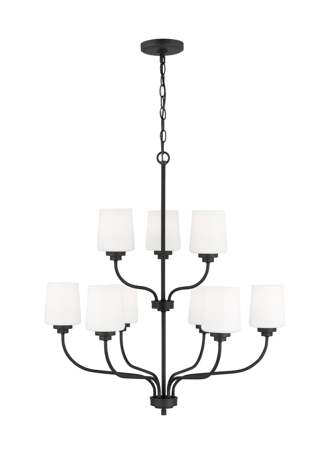 GENERATION LIGHTING, WINDOM NINE LIGHT CHANDELIER, CHANDELIER LIGHT