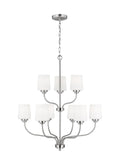 GENERATION LIGHTING, WINDOM NINE LIGHT CHANDELIER, CHANDELIER LIGHT