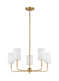 VISUAL COMFORT & CO., FOXDALE FIVE LIGHT CHANDELIER, CHANDELIER LIGHT