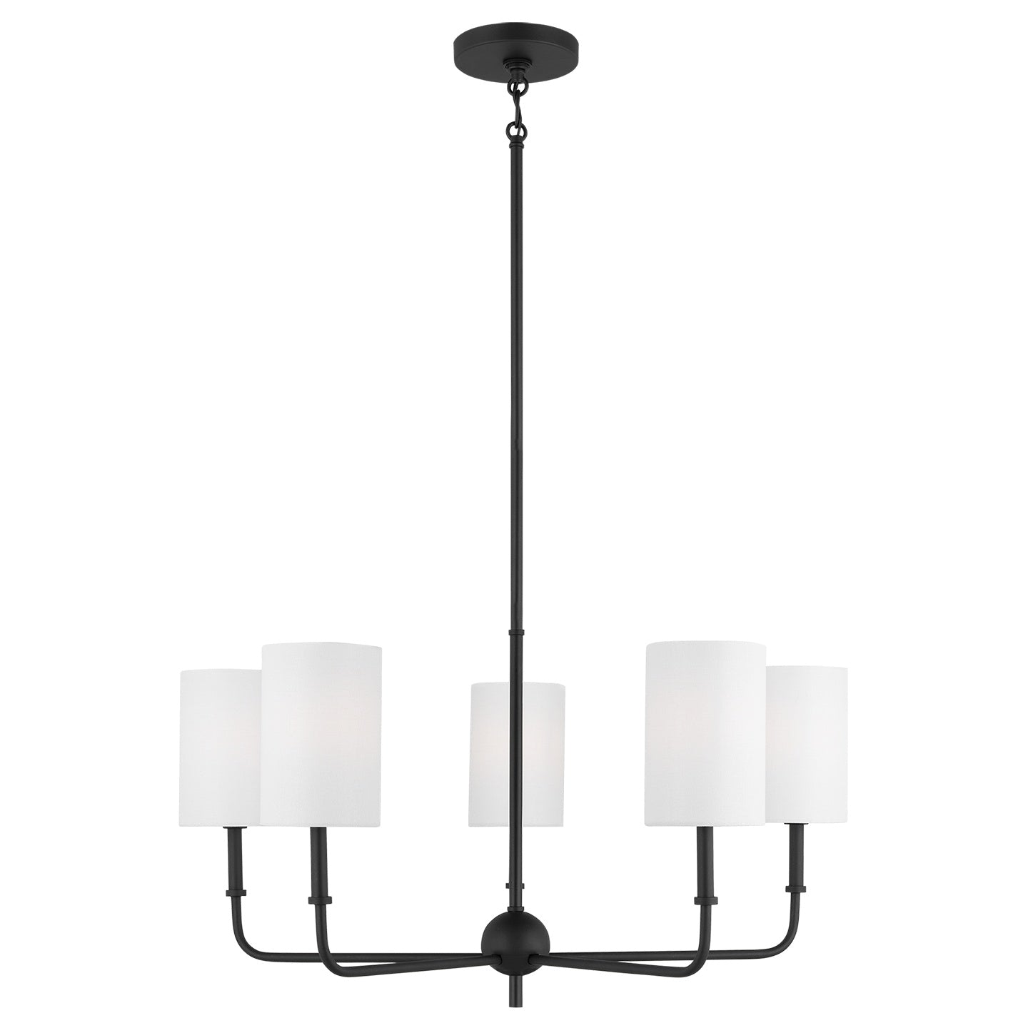 VISUAL COMFORT STUDIO, FOXDALE FIVE LIGHT CHANDELIER, CHANDELIER LIGHT