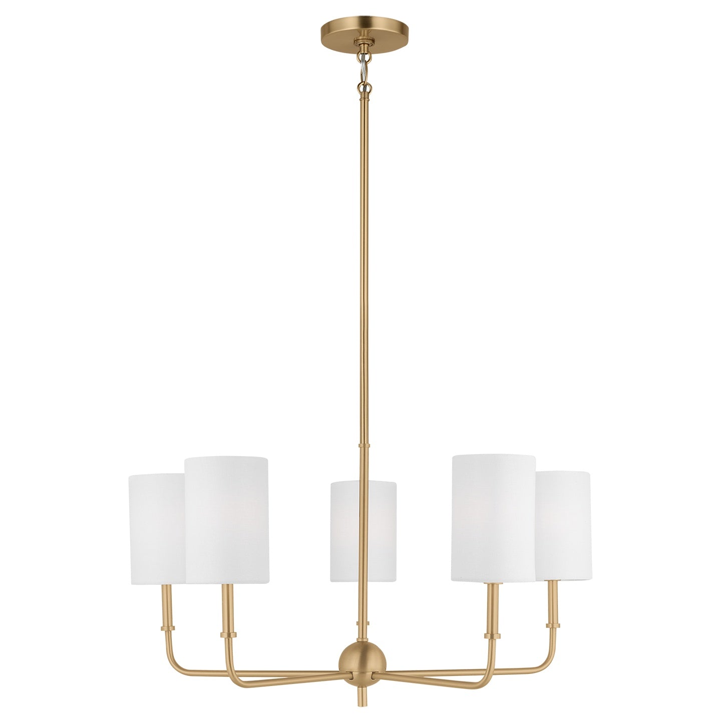 VISUAL COMFORT STUDIO, FOXDALE FIVE LIGHT CHANDELIER, CHANDELIER LIGHT