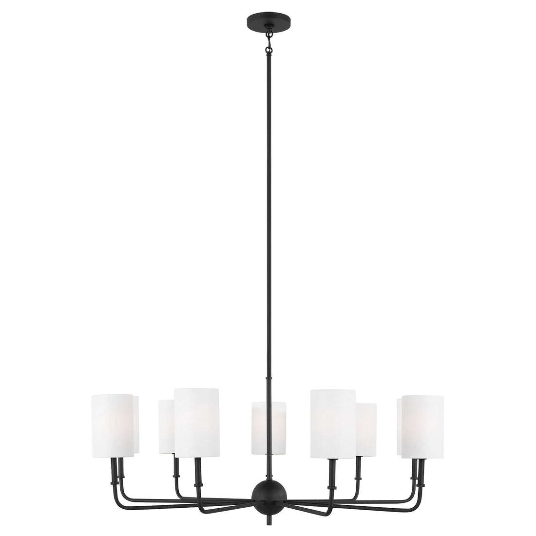 VISUAL COMFORT & CO., FOXDALE NINE LIGHT CHANDELIER, CHANDELIER LIGHT