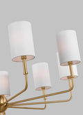 VISUAL COMFORT STUDIO, FOXDALE NINE LIGHT CHANDELIER, CHANDELIER LIGHT
