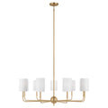 VISUAL COMFORT STUDIO, FOXDALE NINE LIGHT CHANDELIER, CHANDELIER LIGHT