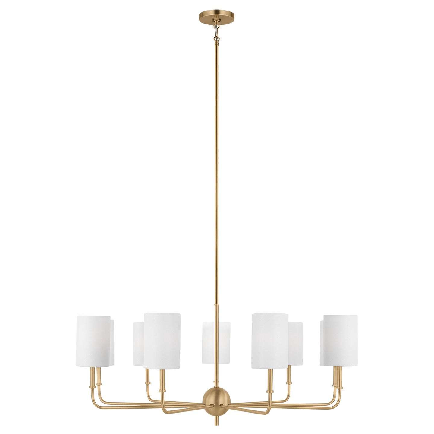 VISUAL COMFORT STUDIO, FOXDALE NINE LIGHT CHANDELIER, CHANDELIER LIGHT