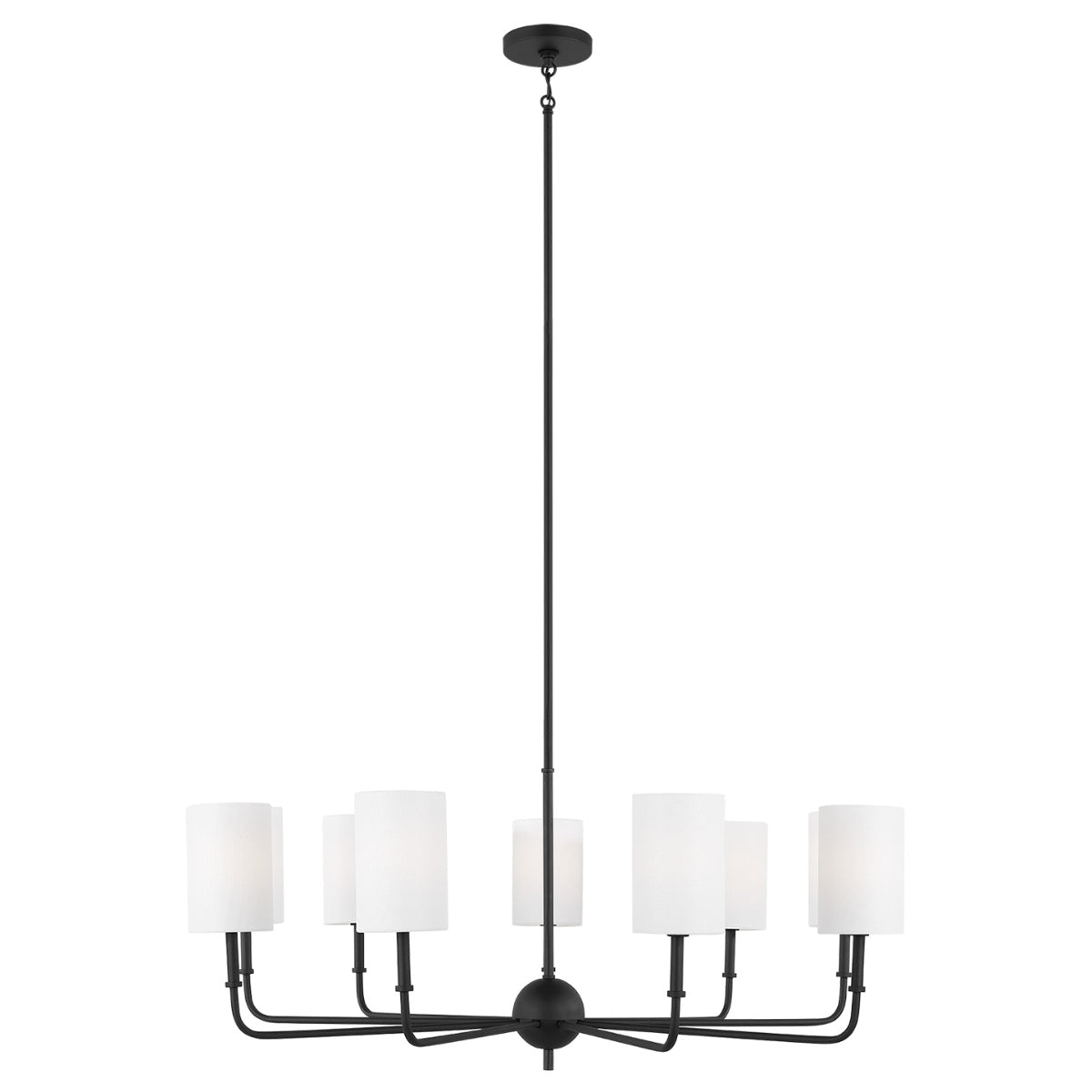 VISUAL COMFORT STUDIO, FOXDALE NINE LIGHT CHANDELIER, CHANDELIER LIGHT