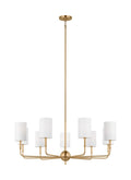 VISUAL COMFORT & CO., FOXDALE NINE LIGHT CHANDELIER, CHANDELIER LIGHT
