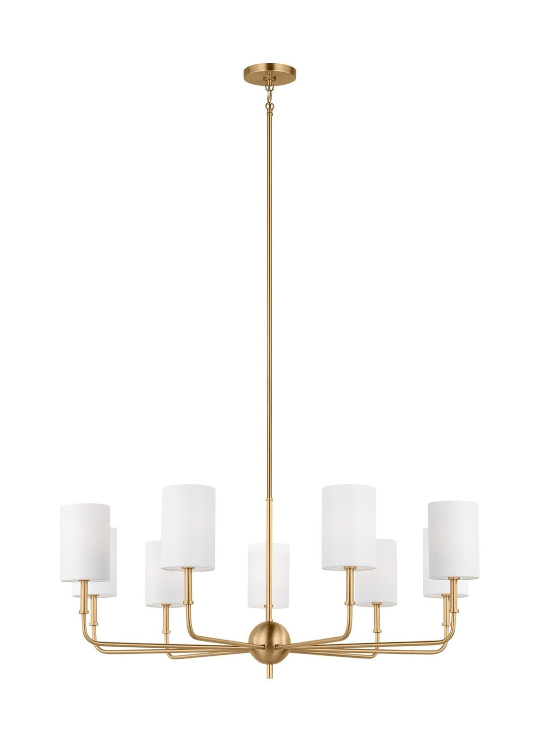 VISUAL COMFORT STUDIO, FOXDALE NINE LIGHT CHANDELIER, CHANDELIER LIGHT
