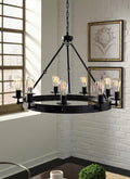 GENERATION LIGHTING, RAVENWOOD MANOR NINE LIGHT CHANDELIER, CHANDELIER LIGHT
