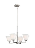 GENERATION LIGHTING, ELLIS HARPER FOUR LIGHT CHANDELIER, CHANDELIER LIGHT
