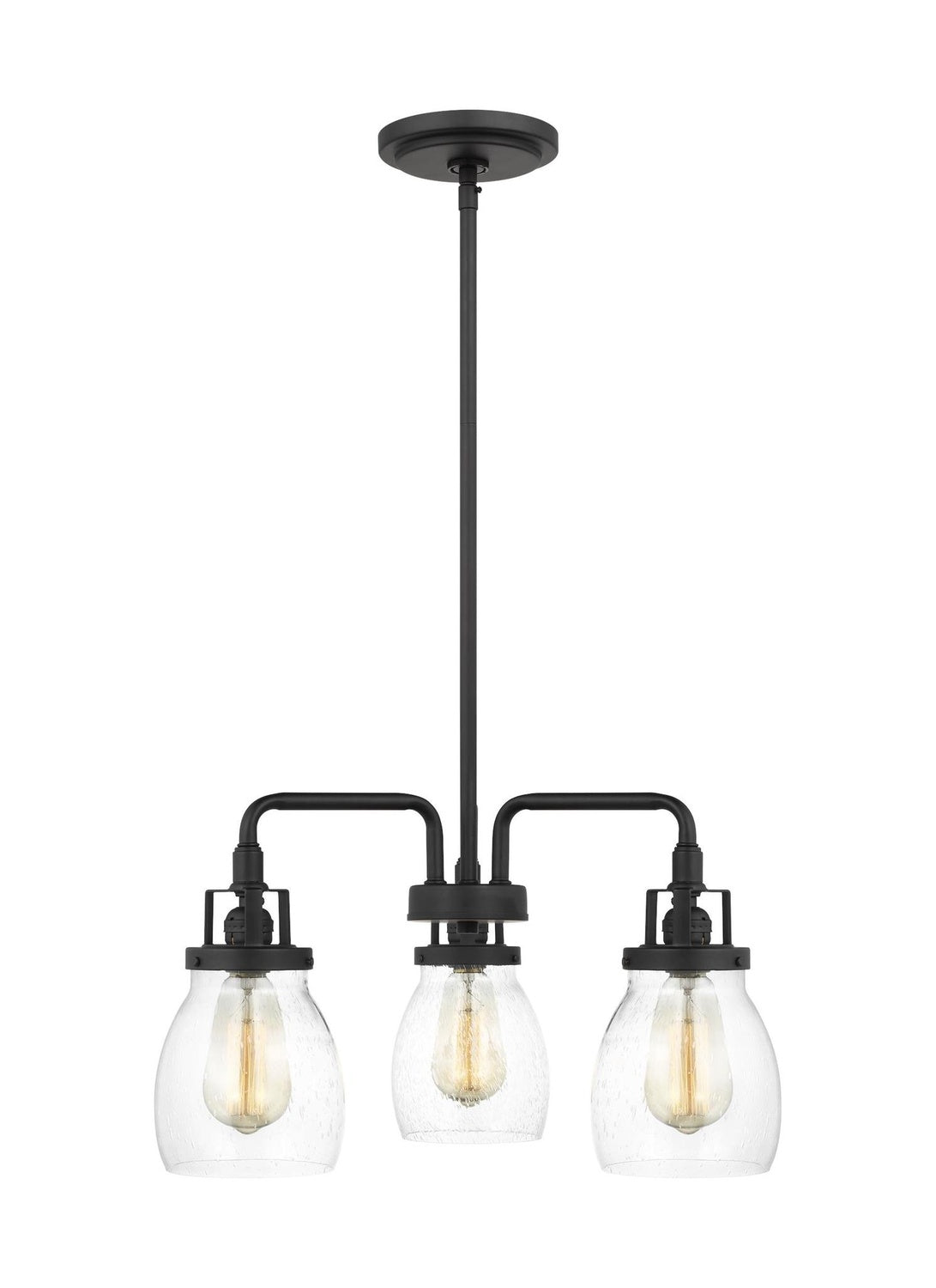 GENERATION LIGHTING, BELTON THREE LIGHT CHANDELIER, CHANDELIER LIGHT