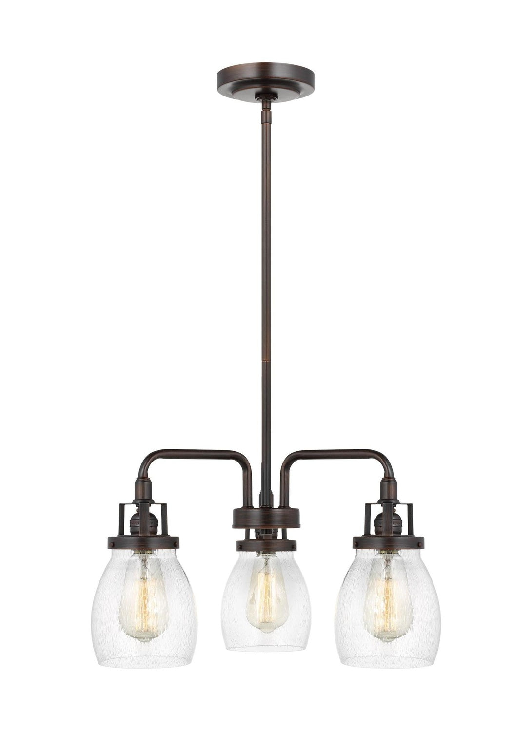GENERATION LIGHTING, BELTON THREE LIGHT CHANDELIER, CHANDELIER LIGHT