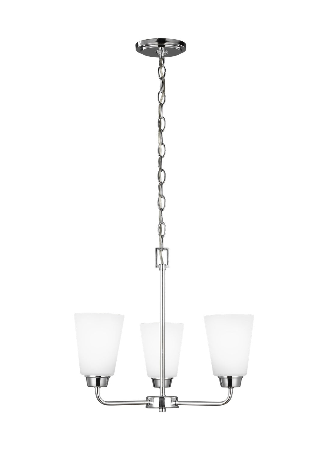 GENERATION LIGHTING, KERRVILLE THREE LIGHT CHANDELIER, CHANDELIER LIGHT