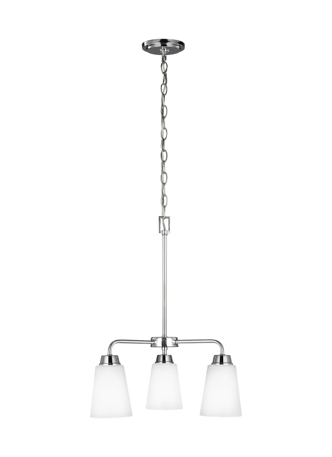 GENERATION LIGHTING, KERRVILLE THREE LIGHT CHANDELIER, CHANDELIER LIGHT