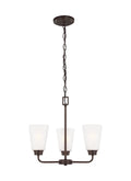 GENERATION LIGHTING, KERRVILLE THREE LIGHT CHANDELIER, CHANDELIER LIGHT