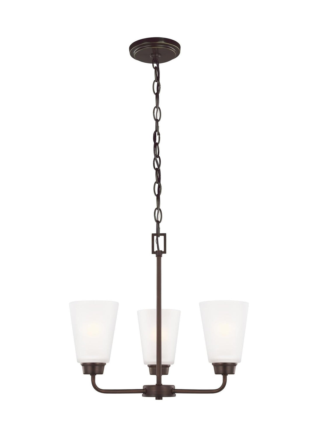 GENERATION LIGHTING, KERRVILLE THREE LIGHT CHANDELIER, CHANDELIER LIGHT