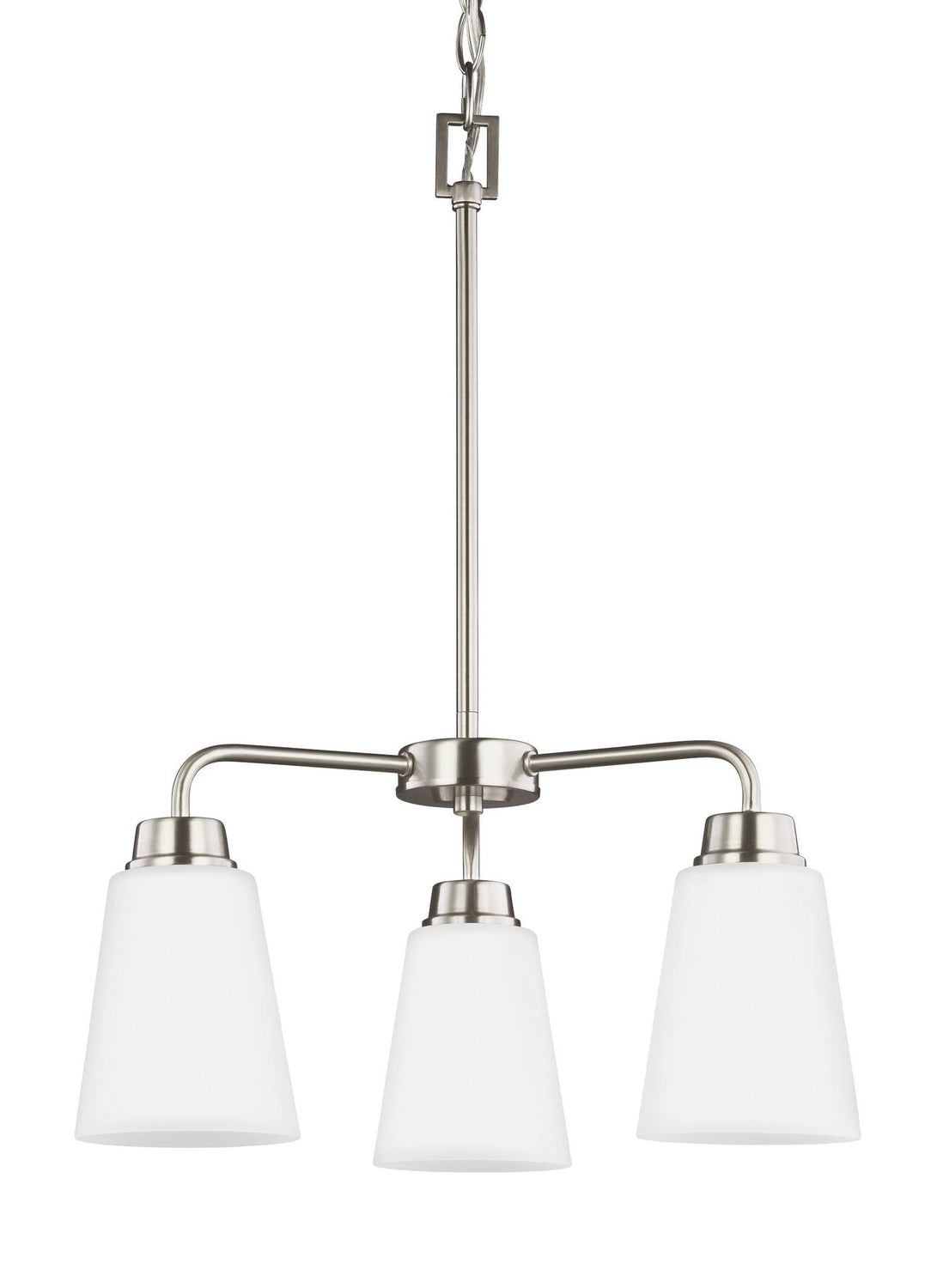 GENERATION LIGHTING, KERRVILLE THREE LIGHT CHANDELIER, CHANDELIER LIGHT
