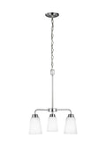 GENERATION LIGHTING, KERRVILLE THREE LIGHT CHANDELIER, CHANDELIER LIGHT