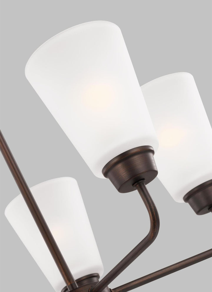 GENERATION LIGHTING, KERRVILLE FIVE LIGHT CHANDELIER, CHANDELIER LIGHT