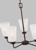 GENERATION LIGHTING, KERRVILLE FIVE LIGHT CHANDELIER, CHANDELIER LIGHT