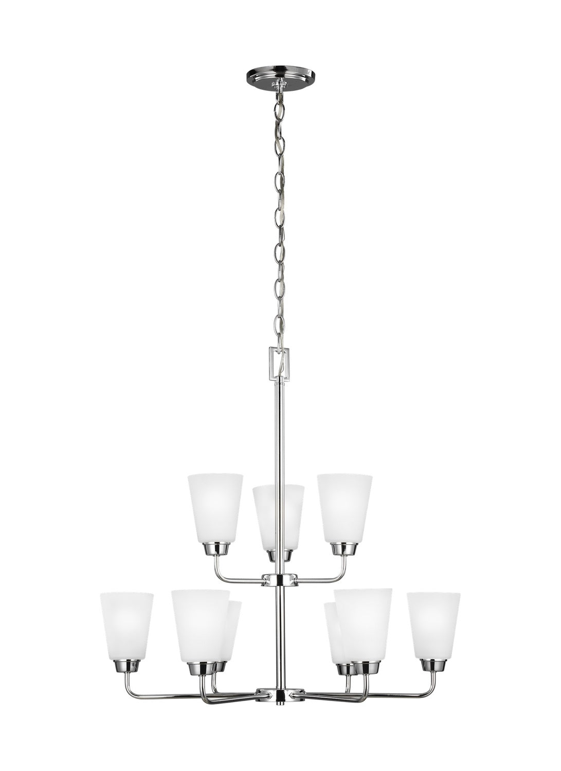 GENERATION LIGHTING, KERRVILLE NINE LIGHT CHANDELIER, CHANDELIER LIGHT