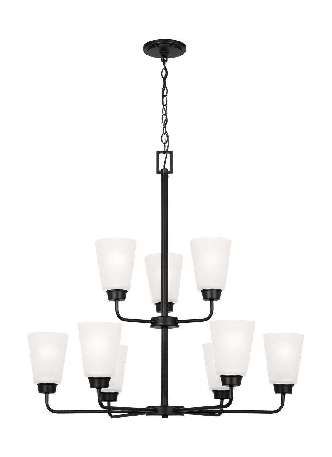 GENERATION LIGHTING, KERRVILLE NINE LIGHT CHANDELIER, CHANDELIER LIGHT
