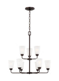 GENERATION LIGHTING, KERRVILLE NINE LIGHT CHANDELIER, CHANDELIER LIGHT