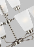 GENERATION LIGHTING, KERRVILLE NINE LIGHT CHANDELIER, CHANDELIER LIGHT