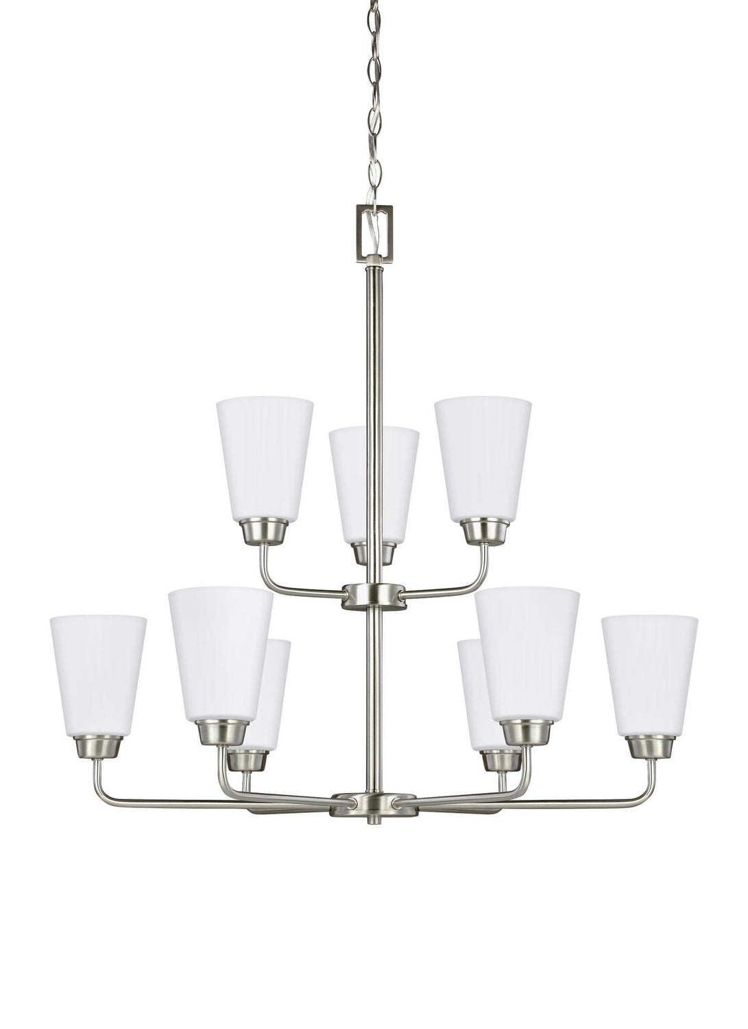 GENERATION LIGHTING, KERRVILLE NINE LIGHT CHANDELIER, CHANDELIER LIGHT