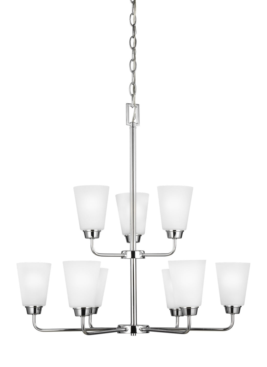 GENERATION LIGHTING, KERRVILLE NINE LIGHT CHANDELIER, CHANDELIER LIGHT