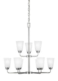 GENERATION LIGHTING, KERRVILLE NINE LIGHT CHANDELIER, CHANDELIER LIGHT