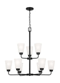 GENERATION LIGHTING, KERRVILLE NINE LIGHT CHANDELIER, CHANDELIER LIGHT