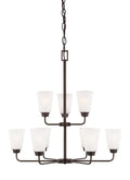 GENERATION LIGHTING, KERRVILLE NINE LIGHT CHANDELIER, CHANDELIER LIGHT